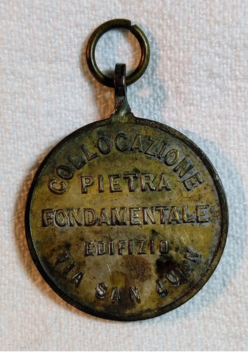 Antigua Medalla Sociedad Uniones E Benevolenza 1895 0