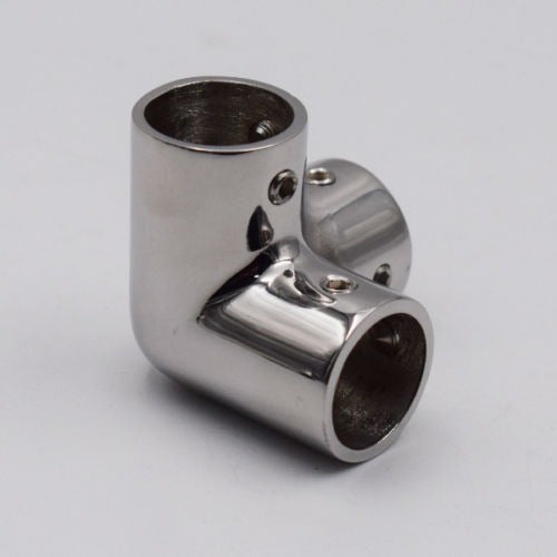 Stainless Steel Riel 3 Vías - Corner Fitting for 7/8" Tube 5