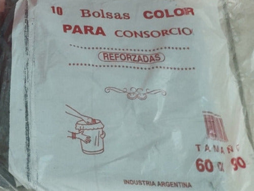 Sin Marca Economical Trash Bags 60 x 90 cm - Pack of 10 1