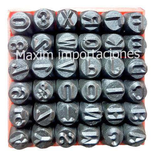 Davidson Letras Y Numeros 6mm Prof. - Set 36 Pcs. 1