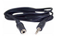 Hipercom 3.5mm Audio Plug to 3.5mm Female Auxiliary Audio Cable - 2 Meters 1