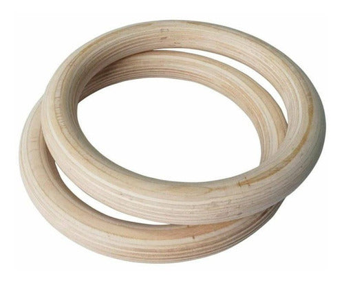 30mm Wooden Rings Crafts DIY Pack of 20 Units 0