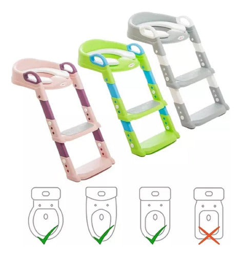 Love Soft Padded Potty Reducer with Handles and Step 1