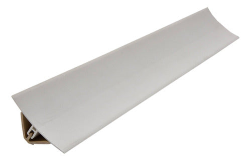 DisDec Sanitary Baseboard Flex PVC + White Base 70mm X 2 Mts Long 0