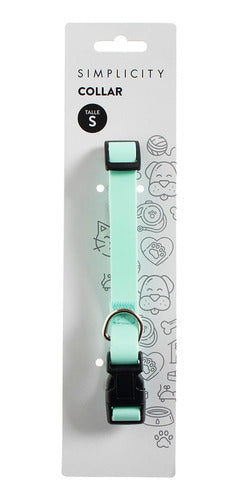 Collar Mascota Simplicity Pet Talle S Aqua 0