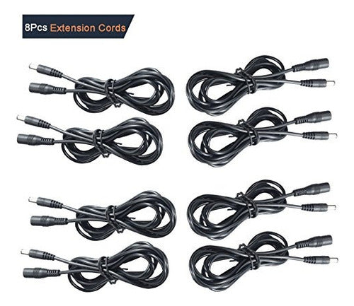 Cable De Extensión De Alimentación, Canavis 8 Pack 6.56ft Ad 1