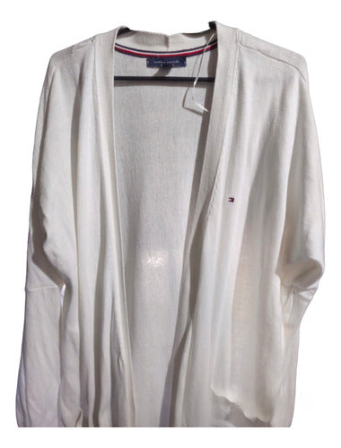 Tommy Hilfiger White Long Cardigan 2