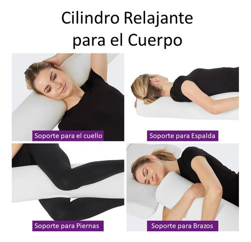 Confort Life Almohada Cervical Cilindro X X L Espuma Con Memoria 1