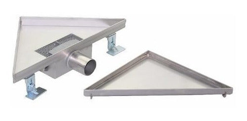 Atrim Triangular Shower Drain Ceramic DT250T03 25 cm 0