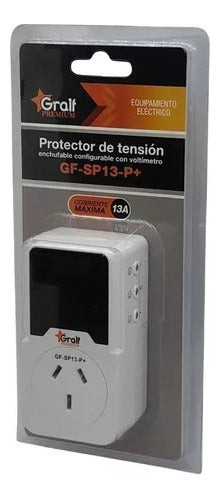 Plug-In Voltage Protector with Voltmeter 13A Gralf 3