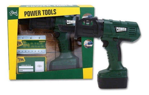 Power Tool Caladora Juguete Herramientas Kids +3 Años Sonido Movimiento 3