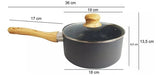 Hudson Combo Antiadhesive Granite + Wok + Pancake Maker 1