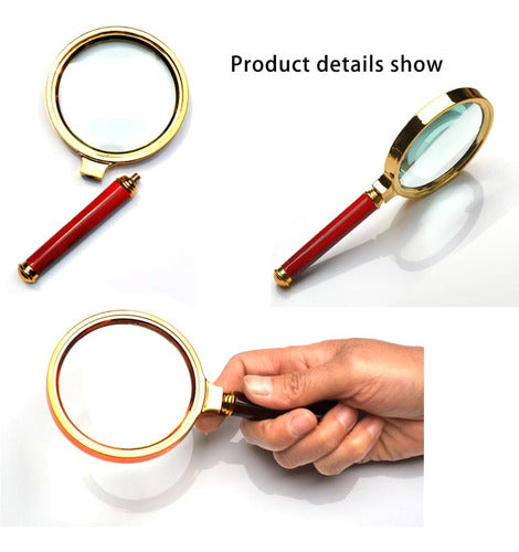 Generic 90mm/3.6 Handheld 10X Magnifying Glass for Reading and Jewelry 3