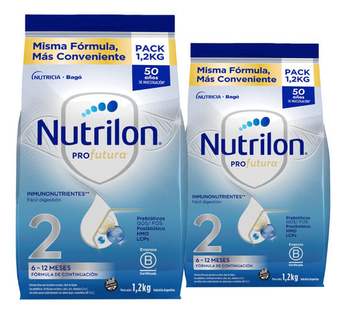 Nutrilon Profutura 2 Powder Economic Pack 1.2kg x 2un 0