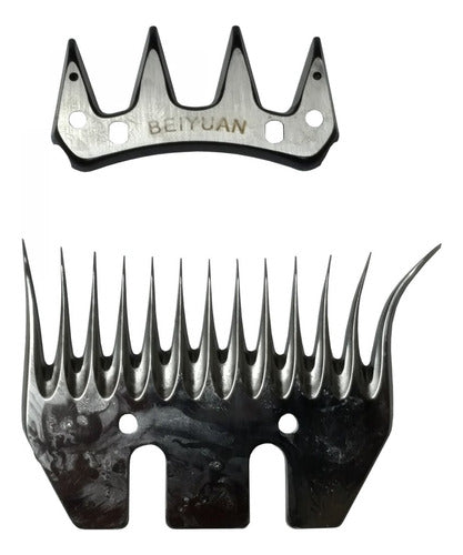 Beiyuan Open Tooth Comb and Cutter - 13 Teeth 0