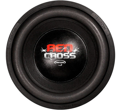 Triton 12 Inch Red Cross Subwoofer 500W 2+2 Ohms 0