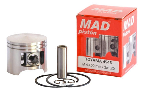 Pistón Toyama 4545 Kit Para Motosierra De 43 Mm 0