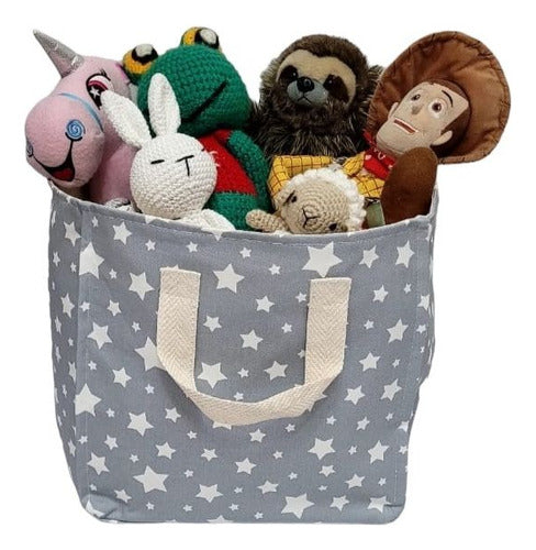 Ilubaby Square Fabric Container for Storing Toys or Clothes 3