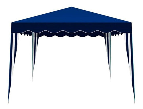 Pik Nik Expandable Blue Gazebo 3x3 Polyester Fabric Without Walls 1