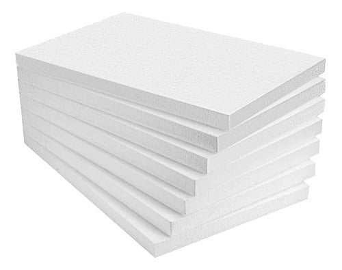 Square Styrofoam Base Tray 28x28x2 cm - Ciudad Cotillón 0