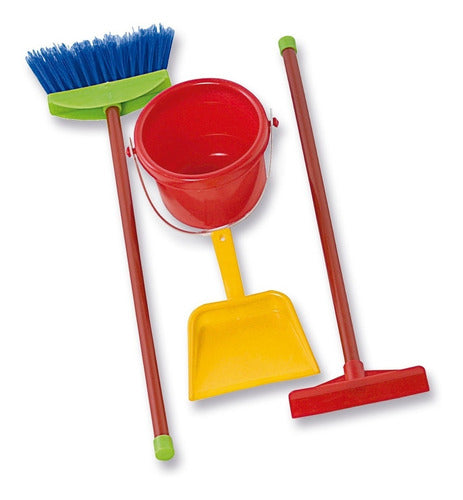 Complete Cleaning Set - Broom, Mop, Bucket, Dustpan by Duravit 0
