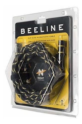 Aseado Beeline Xlr Cable De Cuatro Conductores De Microfono 3