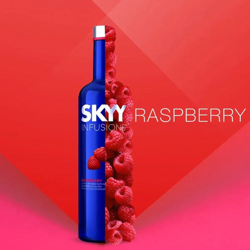 Vodka Skyy Raspberry Flavored Strawberry 750ml 01Almacen 2