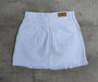 White Distressed Denim Skirt Inquieta 3