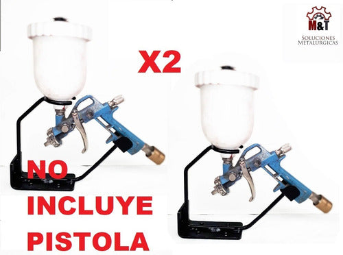 Soporte Para Soplete Pistola De Pintar X2 0