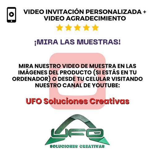 UFO Combo Videos: Invitation + Thank You | Merlina Adams 6