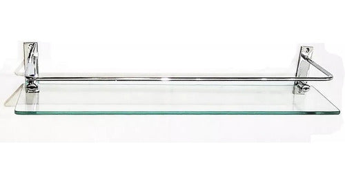 Ottone Glass Shelf Chrome Bronze Bathroom Accessories 0