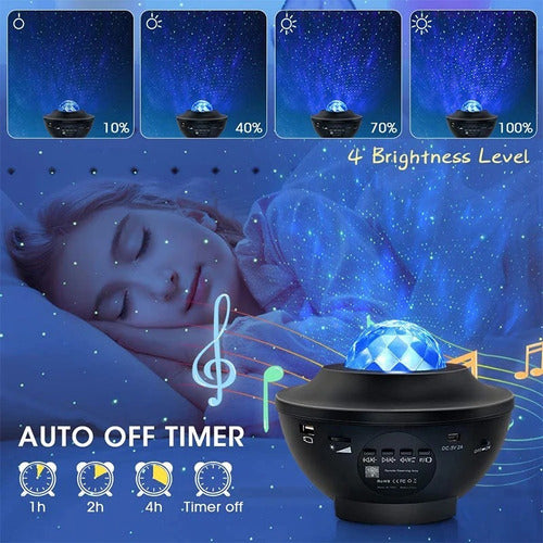 Mixio Starry Sky Projection Lamp with Bluetooth Speaker 6