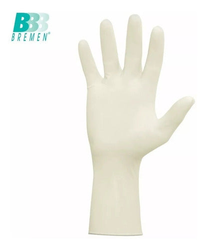 Bremen Sterile Latex Surgical Gloves - 50 Units 0