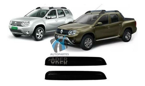 Rear Window Deflectors for Renault Duster Oroch 0