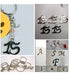 20 Keychains + Letter Pendant + Number 15 Metal DIY Kit 1