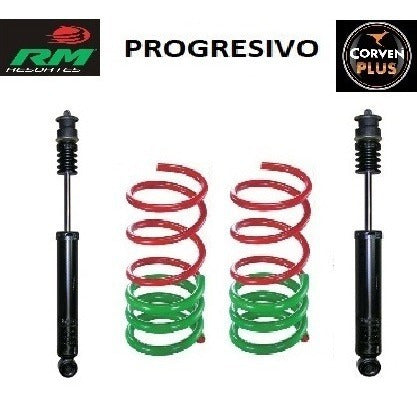 Corven Amortiguadores Y Espirales Traseros Cortos Chevrolet Corsa 1