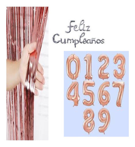 Tienda de Fiesta Combo Cumple: Balloons, Garland, Curtain 1