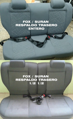 Seat Cover Set Fabric Volkswagen Suran Amarok Polo Virtus Gol 3