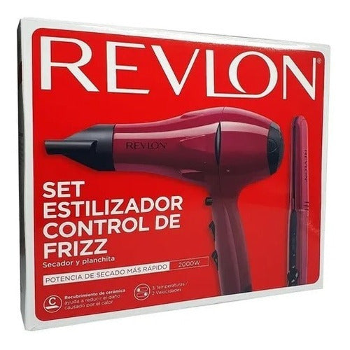 Revlon Professional Essentials Hair Dryer + Flat Iron Kit 1