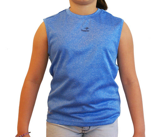 Topper Basic Muscle Shirt Blue for Kids 0