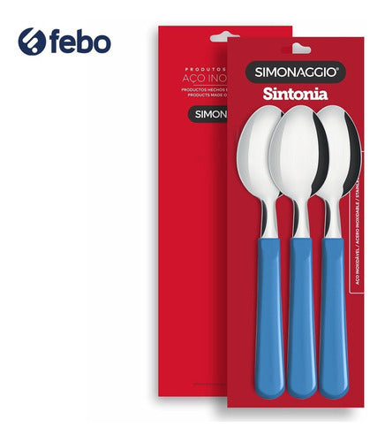 Simonaggio Set of 3 Stainless Steel Spoons - Febo 3