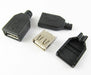 Conector Usb A Hembra Con Tapa Para Cable 0