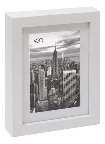 Rectangular White Trendy Box Photo Frame 0