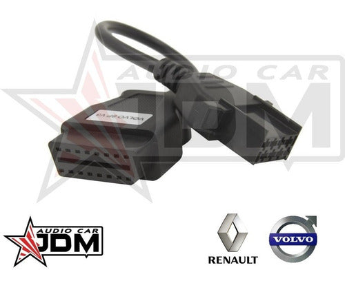 Volvo Adaptador Ficha Universal 8 A 16 Pines OBD2 - JDM 6