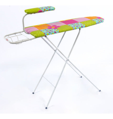 Safari Large Ironing Board with Reinforced Steel Frame and Iron Holder 2