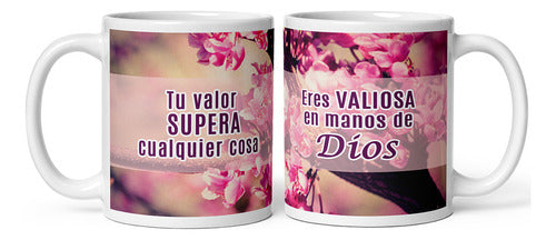 Plantillas Tazas Sublimación Frases Cristianas #1 1