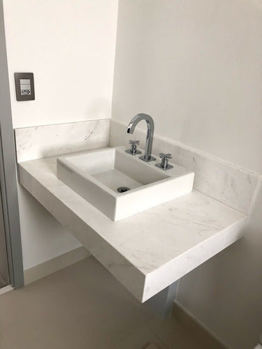 Deca White Square Overmount Sink 40 X 41.50 1