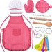 Bememo Kids Chef Set - Children Cooking Play Costume with Utensils 0