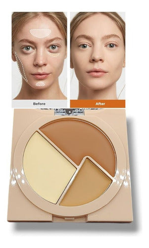 Mely Cream Contour Corrector Palette for Dark Circles 10g 1