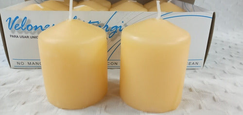 Lumen Christi Box of 12 Beeswax Liturgical Candles 6 cm 1